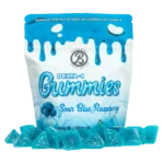 SOUR BLUE RASPBERRY GUMMIES